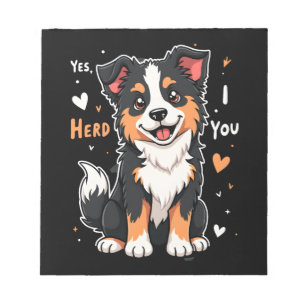 Funny Australian Shepherd Mom Gifts Aussie Yes I H Notepad
