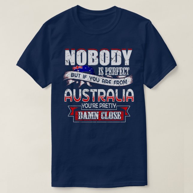 Funny Australian T-Shirt (Design Front)