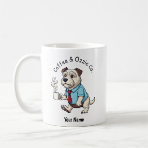 Funny Australian Terrier Business Suit Coffee Mug