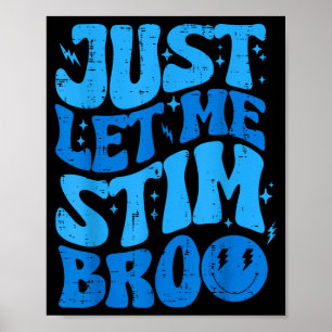 Funny autism awareness kids boys youth poster