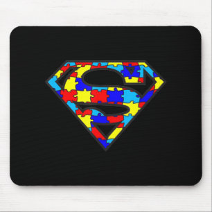 Funny Autism Awareness Superhero T-Shirt170 Mouse Pad