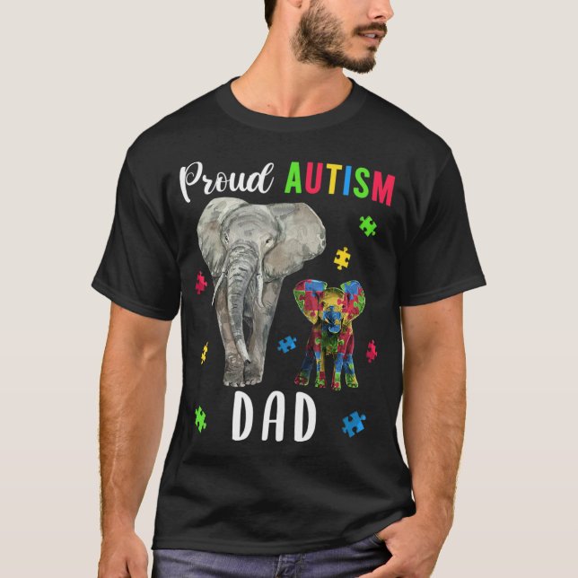 Funny Autism Awareness Tshirt For Men. This Cool A (Front)