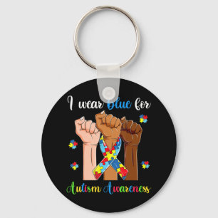 Funny Autism Awareness Tshirt For Men, Women & Kid Key Ring