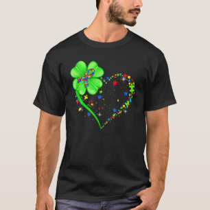 Funny Autism Clover Autism Mum Boy St Patrick's Da T-Shirt