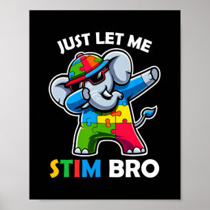 Funny Autism Cute Autism Awareness Kids Poster