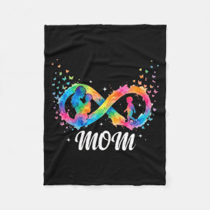Funny autism mum quote neurodiversity awareness fleece blanket