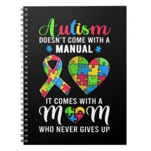 Funny Autism Mum Shirt For Women. This Cool Autism Notebook