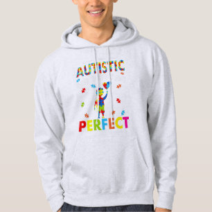 Funny Autism quotes "Society Says I'm Autistic, Go Hoodie