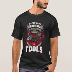 Funny Auto Mechanic Handyman Tools Woodworking Car T-Shirt