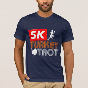 Funny Autumn Thanksgiving Turkey Trot Fall T-Shirt