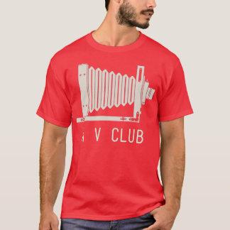 Funny AV Audio Visual Club Antique Camera  T-Shirt