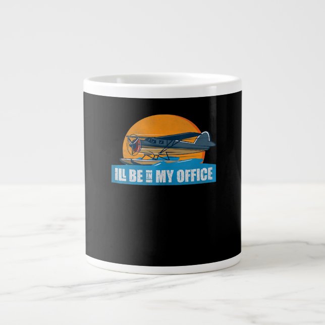 Funny Aviation Apparel Be Office Funny Pilot Gift Large Coffee Mug (Front)