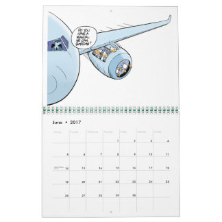 Funny Aviation Comics Calendar