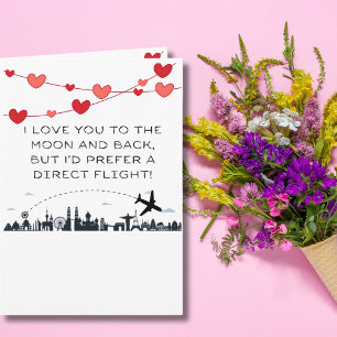 Funny Aviation,Photo,Boyfriend, Romantic Birthday Card