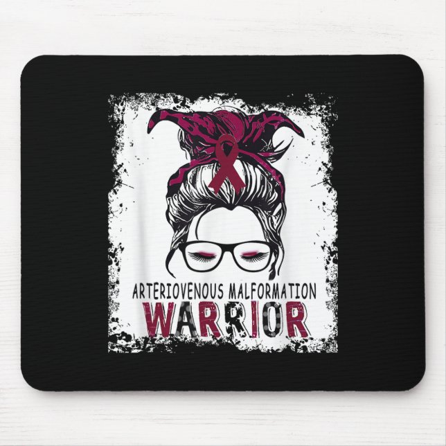Funny Avm Arteriovenous Malformation Awareness,  Mouse Pad (Front)