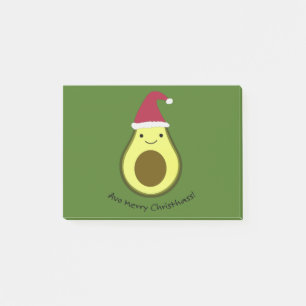 Funny Avo Merry Christhass Avocado Pun Post-it Notes