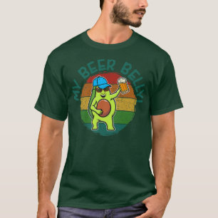 Funny Avocado Beer Belly, Guacamole For Men Women, T-Shirt