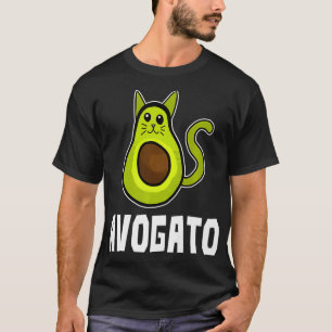 Funny Avocado Cat Lover  Avogato Keto Diet Loves C T-Shirt