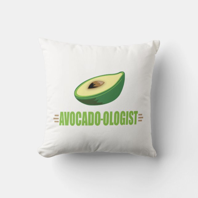 Funny Avocado Cushion (Front)