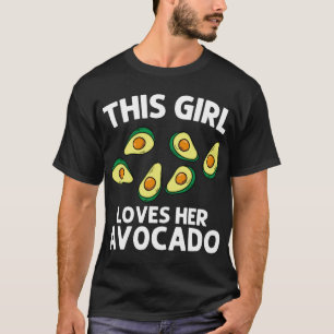 Funny Avocado For Girls Kid Pear Guac Avocados Mex T-Shirt