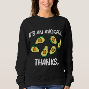 Funny Avocado For Men Women Pear Guac Avocados Mex Sweatshirt