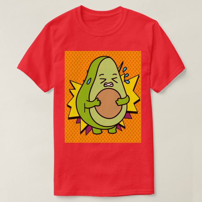 Funny Avocado Fruit 10 T-Shirt (Design Front)