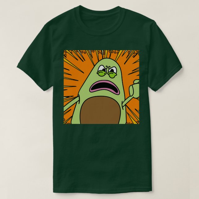 Funny Avocado Fruit 3 T-Shirt (Design Front)
