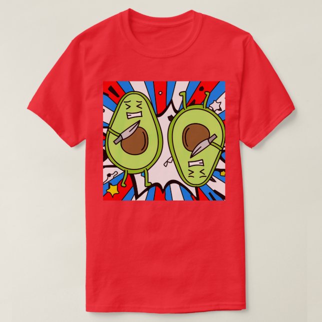 Funny Avocado Fruit Classic TShirt (Design Front)