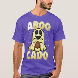 Funny Avocado Ghost Aboo Cado Love Halloween Avoca T-Shirt