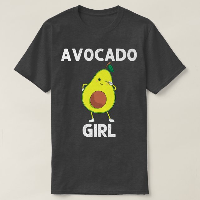 Funny Avocado Gift For Girls Kids Healthy Dessert  T-Shirt (Design Front)