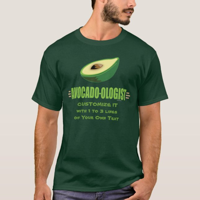 Funny Avocado Lover T-Shirt (Front)