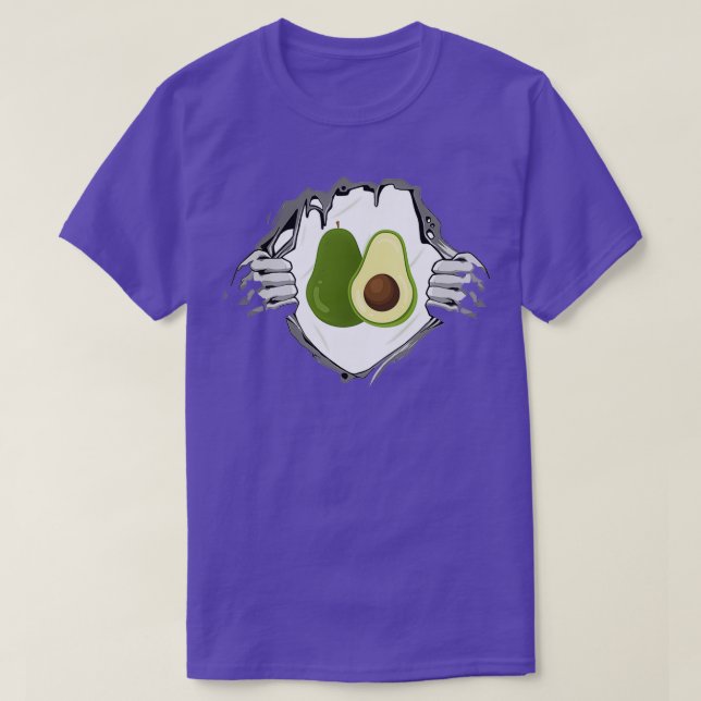 Funny Avocado Ripped Shirt (Design Front)
