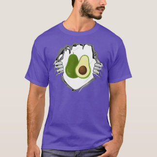 Funny Avocado Ripped Shirt