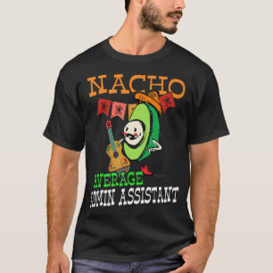Funny Avocado Sombrero Fiesta Nacho Average Admin T-Shirt