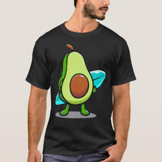 Funny avocado surfing summer gifts T-Shirt