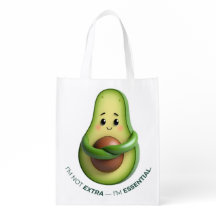 Funny Avocado Tote – I’m Not Extra, I’m Essential