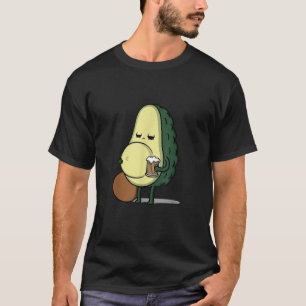 funny avocado with beer belly for men and women T T-Shirt