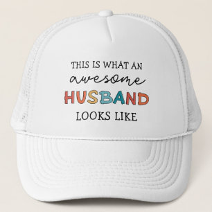 Funny Awesome Husband Gifts   Best Husband Ever Trucker Hat