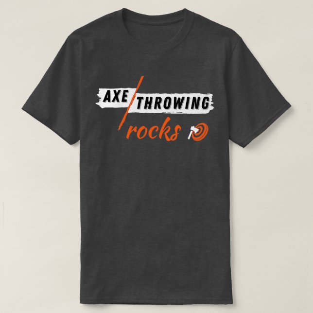 Funny Ax Throwing for men and women ax throwers  T-Shirt (Design Front)