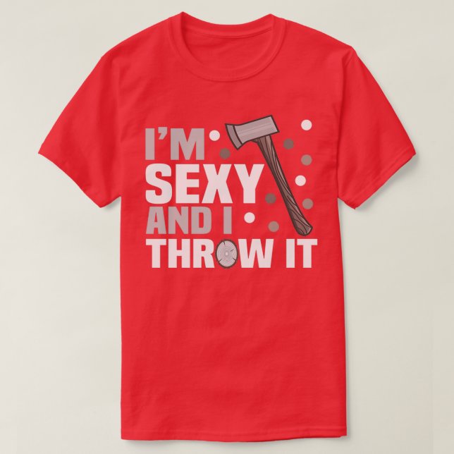 Funny Axe Throwing Axe Thrower Classic TShirt (Design Front)