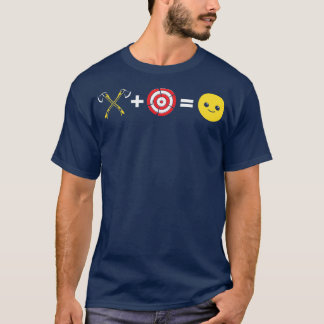 Funny Axe Throwing Axes Hatchet Thrower Makes Me H T-Shirt