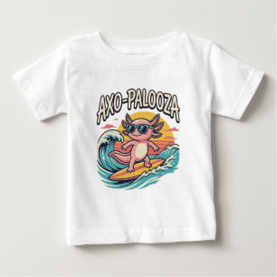 Funny Axo-Palooza 90s Alternative Concert Parody Baby T-Shirt