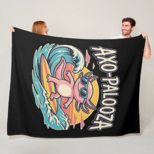 Funny Axo-Palooza 90s Alternative Concert Parody Fleece Blanket
