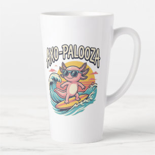 Funny Axo-Palooza 90s Alternative Concert Parody Latte Mug