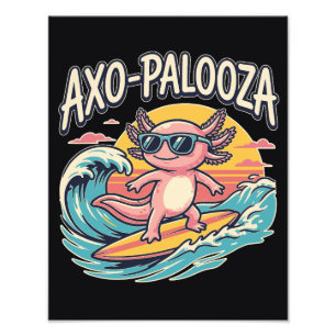 Funny Axo-Palooza 90s Alternative Concert Parody Photo Print