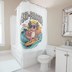 Funny Axo-Palooza 90s Alternative Concert Parody Shower Curtain
