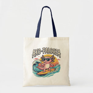Funny Axo-Palooza 90s Alternative Concert Parody Tote Bag