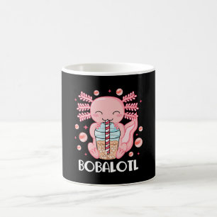 Funny Axolotl Bubble Tea Coffee Mug