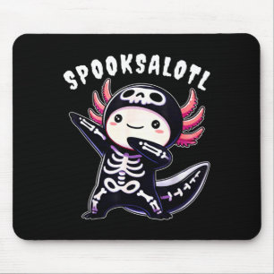 Funny Axolotl Halloween Shirt for Kids Boys Girls Mouse Pad