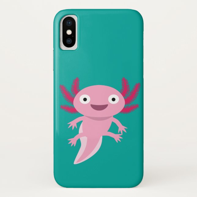 Funny Axolotl Illustration Case-Mate iPhone Case (Back)